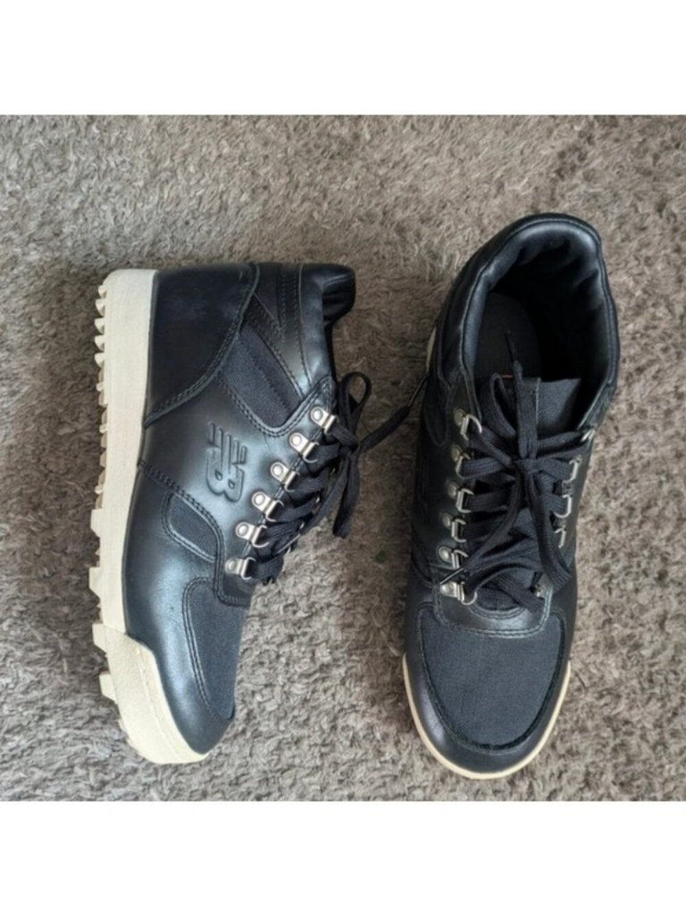 New Balance Rainier Men's Size 10 Black Macadamia Nut Hiking Shoes Vibram 052026 - Picture 2 of 9